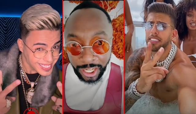 סטטיק ובן אל בשיתוף פעולה עם בלאק אייד פיז צילום מהקליפ