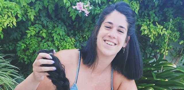 צילום פרטי "כשאמא חלתה בסרטן, הבנתי עד כמה השיער הוא העוצמה שלי". צילום פרטי