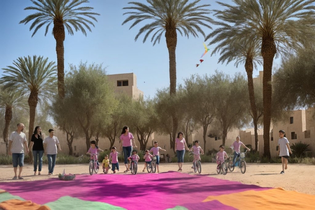 למה משפחות ישראליות בוחרות באר שבע על פני המרכז תמונה זו נוצרה על ידי NOVITA בינה מלאכותית