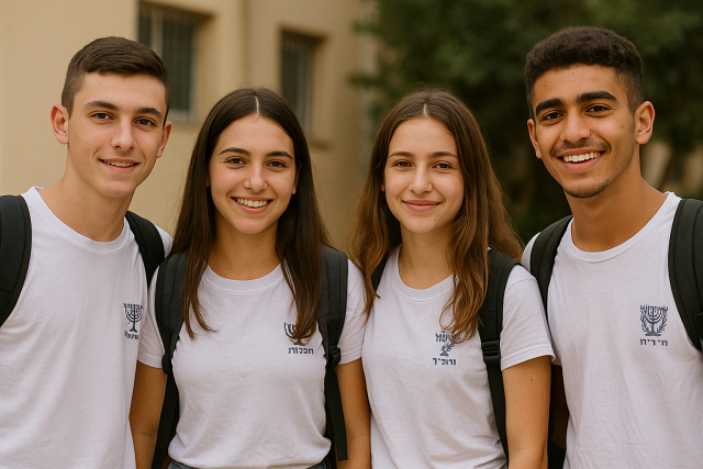 הטרנדים החמים בתלבושת בית ספר לשנת 2025: כשאופנה פוגשת את מערכת החינוך אילוסטרציה, נוצר באמצעות בינה מלאכותית