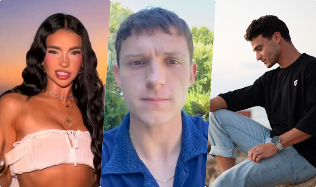 איזה יופי: מותג ישראלי חדש ושיתופי הפעולה של טום הולנד ונועה סול מתן ערן ספיר, באדיבות יחסי ציבור, מתוך חשבונות האינסטגרם של @tomholland2013 ו-@noasol_matan